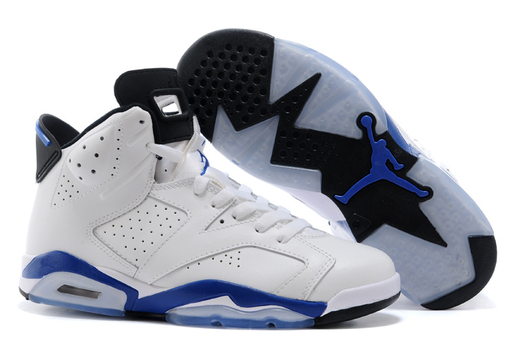 air jordan blanche et bleu