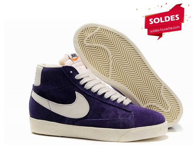 nike blazer mid homme violet